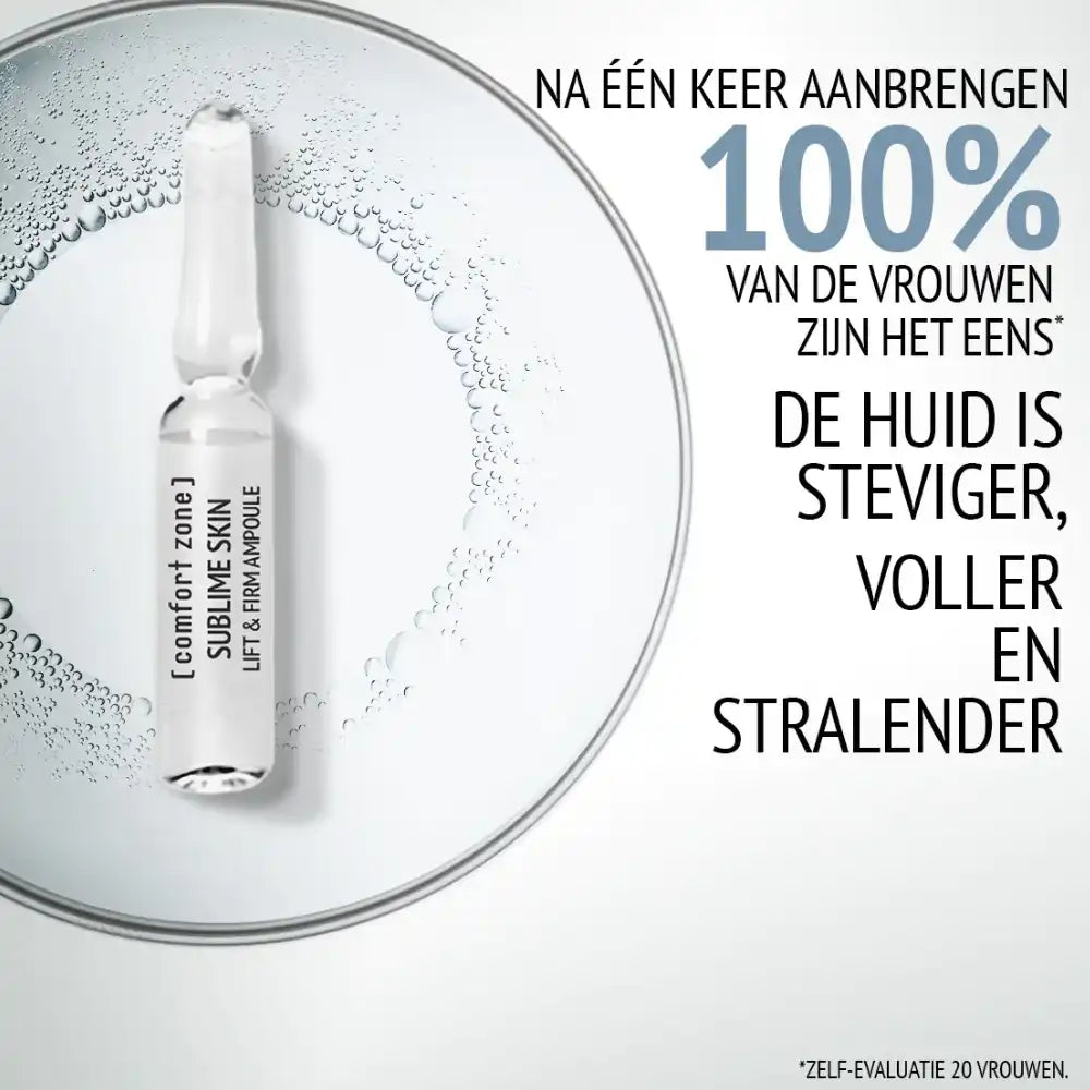 Comfort Zone Sublime Skin Lift & Firm Ampoule 7 stuks als actieve stap in je Comfort Zone routine