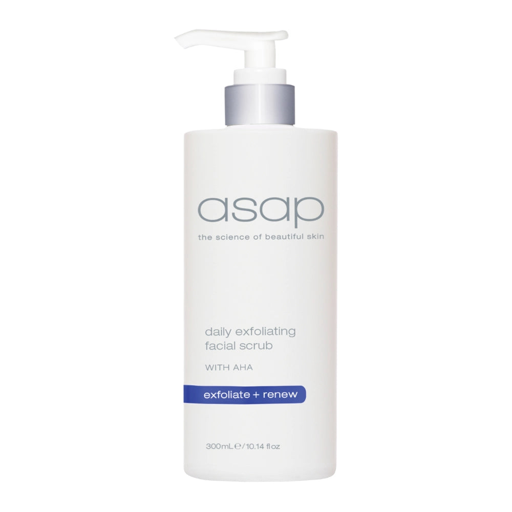 ASAP Daily Exfoliating Facial Scrub | polijst ruwe huid glad als velletjes en grove textuur zichtbaar zijn