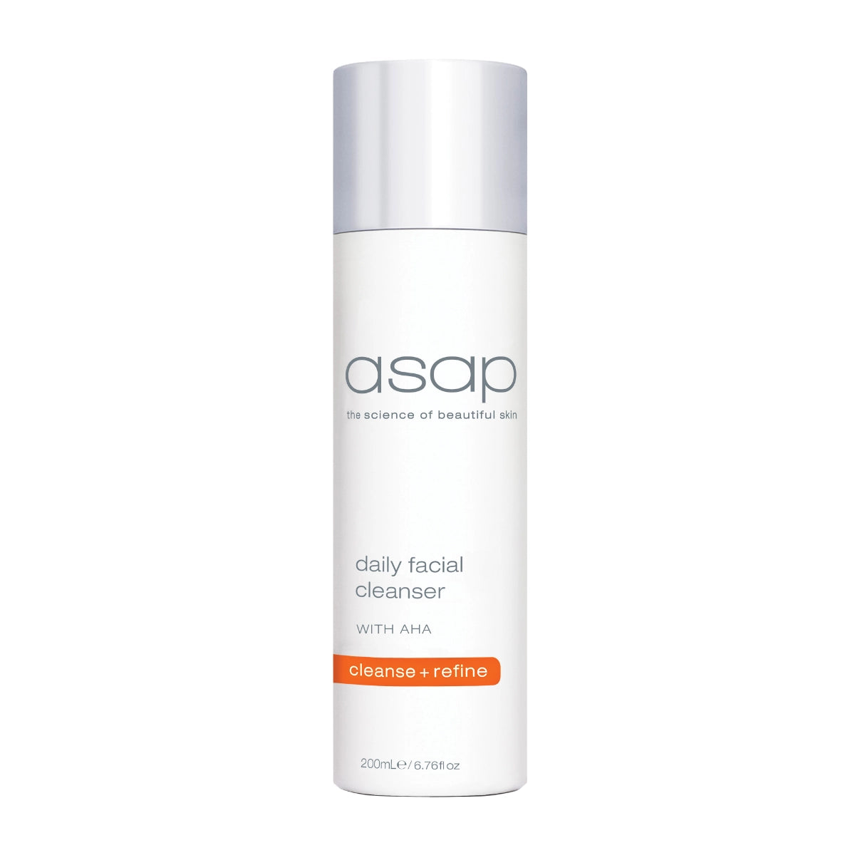 ASAP Daily Facial Cleanser 200ml | reinigt met 12% AHA als je huid dof of verstopt oogt