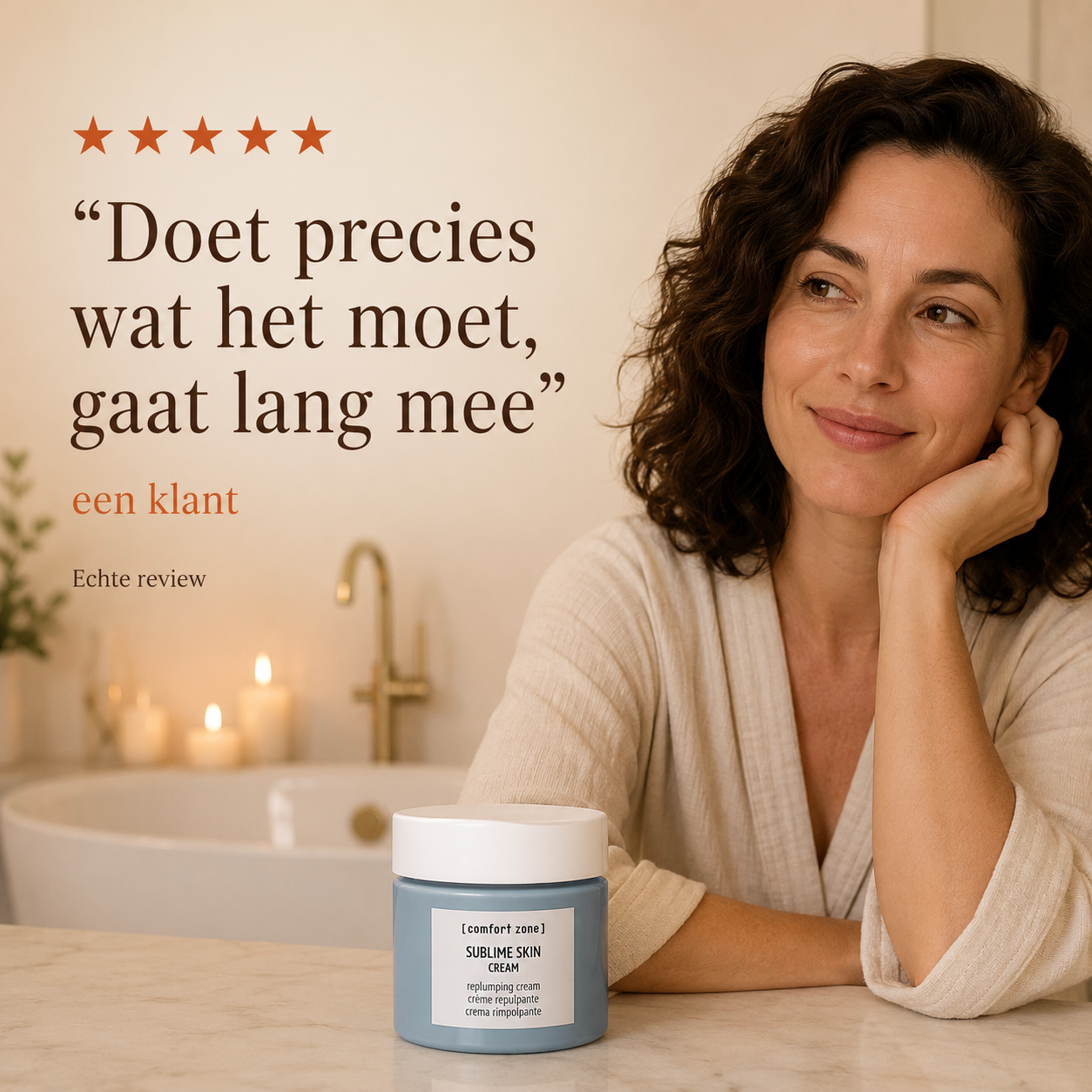 Ontwikkeld door Comfort Zone, Italiaans merk met meer dan 30 jaar expertise in professionele huidverzorging. 5 stars review