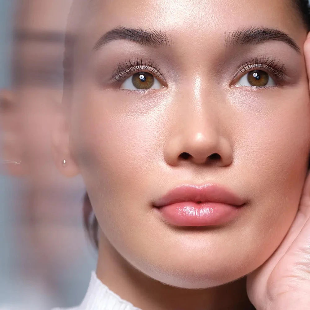 Model met verzorgde wimpers na gebruik van RevitaLash Peptide Complex+