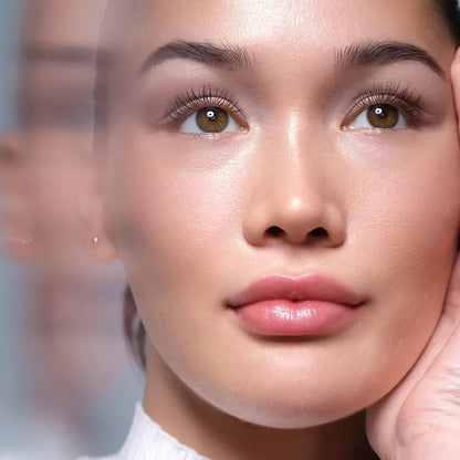 Model met verzorgde wimpers na gebruik van RevitaLash Peptide Complex+