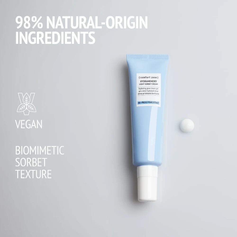 Comfort Zone Hydramemory Light Sorbet Cream 60ml als verzorgende stap in je routine