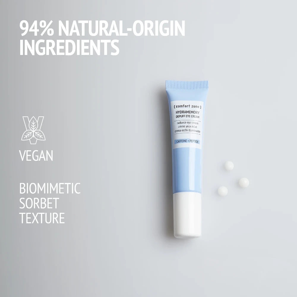 Comfort Zone Hydramemory Depuff Eye Cream 15ml als verzorgende stap in je routine