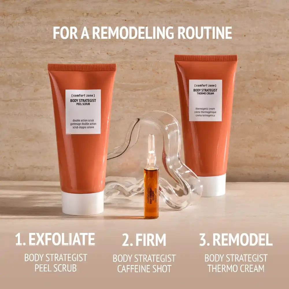 Comfort Zone Body Strategist Tone Shot 4x10ml voor een comfortabeler huidgevoel