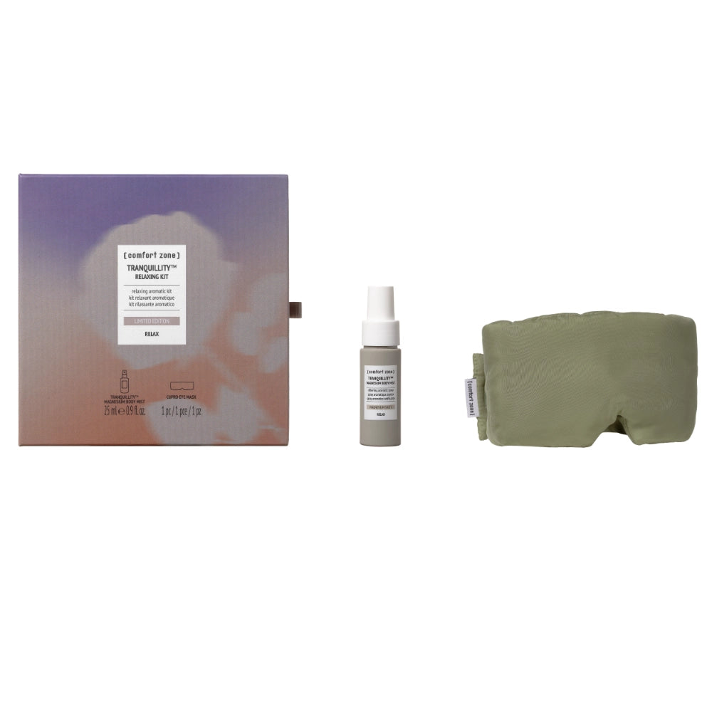 Comfort Zone Tranquillity Relaxing Kit – magnesium body mist en zijdezacht oogmasker voor ontspanning en slaap