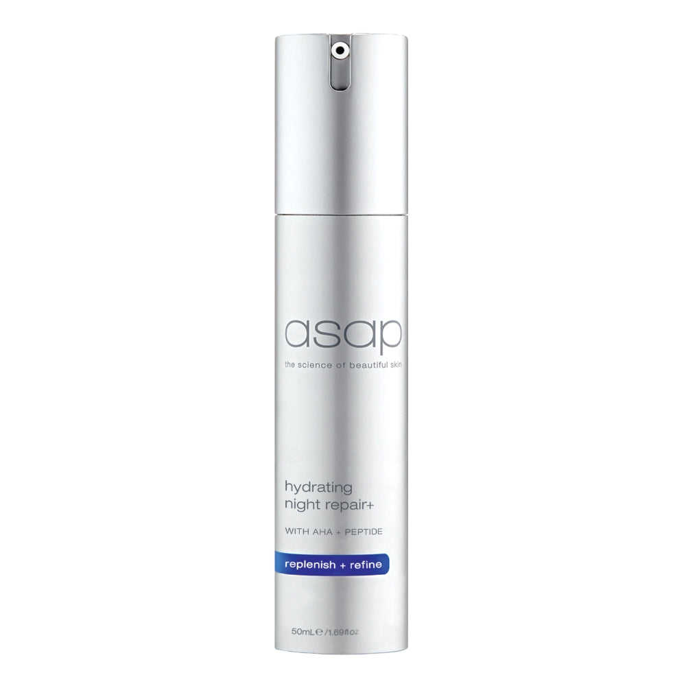 ASAP Hydrating Night Repair+ 50ml nachtcrème met AHA voor doffe huid