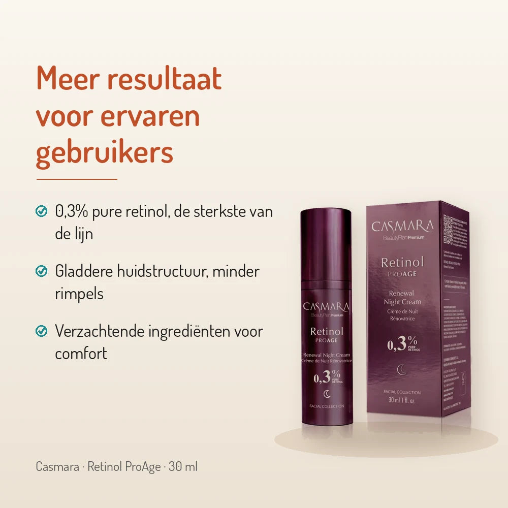 Casmara Retinol ProAge Renewal Night Cream 0,3% : crème de nuit au rétinol pour utilisateurs avertis