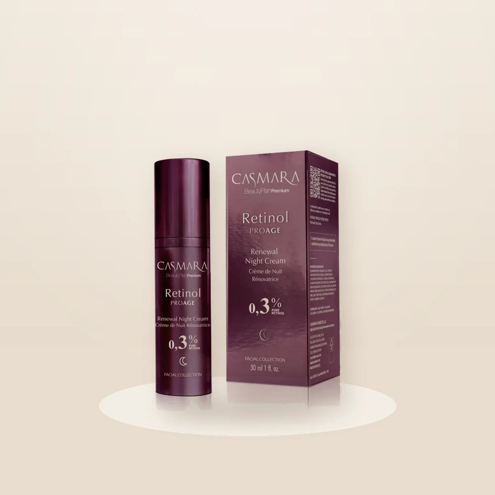 Casmara Retinol ProAge Renewal Night Cream 0,3% dans une ambiance chaleureuse