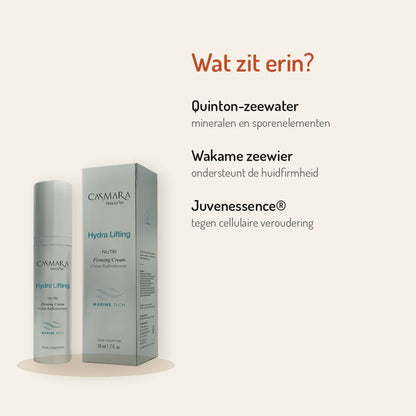 Ingrediënten Casmara Nutri Firming Cream 50ml: Quinton-zeewater, wakame zeewier, Juvenessence