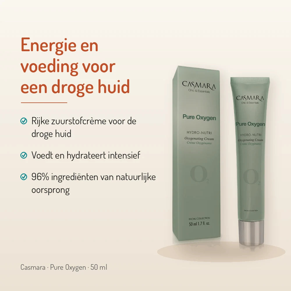 Casmara Hydro-Nutri Oxygenating Cream 50ml : crème nourrissante à l'oxygène pour peau sèche