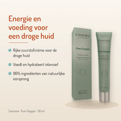 Casmara Hydro-Nutri Oxygenating Cream 50ml : crème nourrissante à l'oxygène pour peau sèche