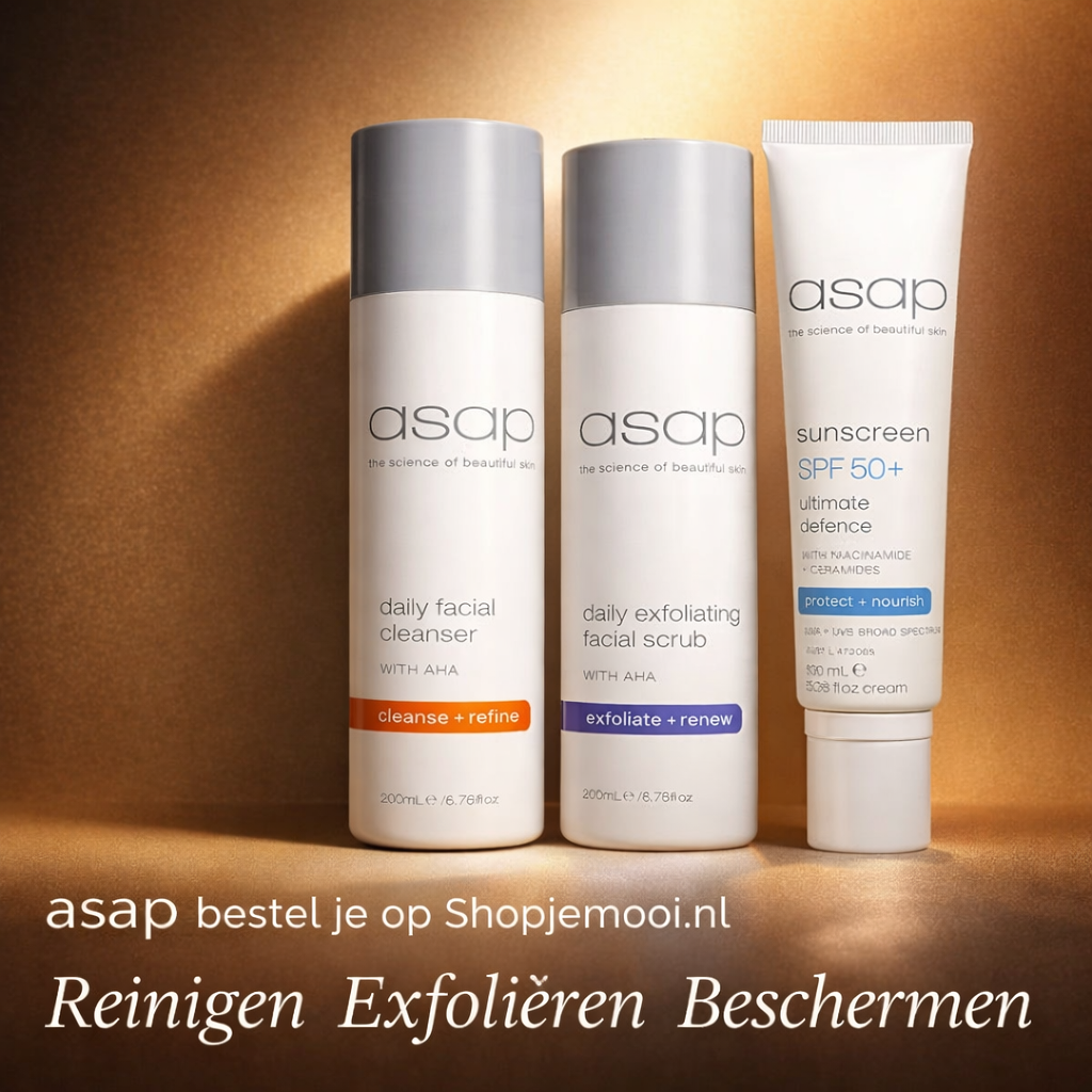 ASAP Triple Treat Kit gebruik – complete basisroutine alle huidtypes