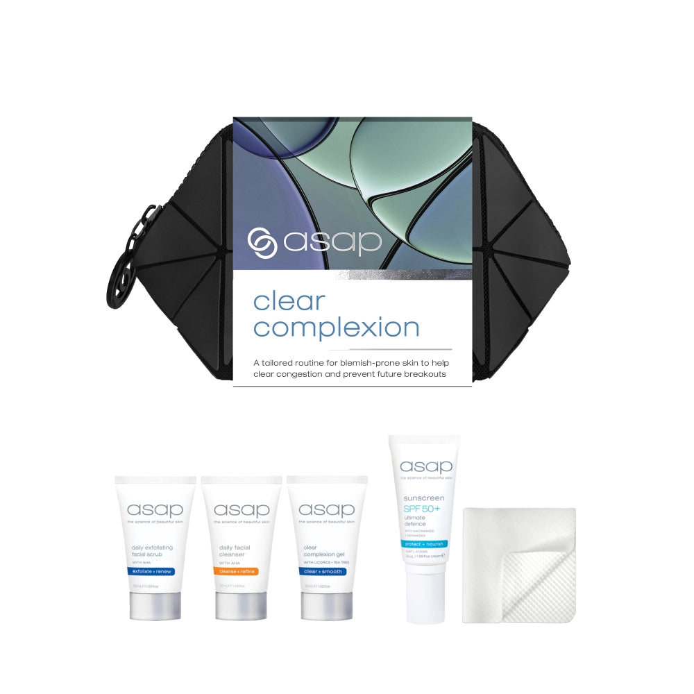 ASAP Clear Complexion Pack complete set voor puistjes mee-eters en glimmende huid