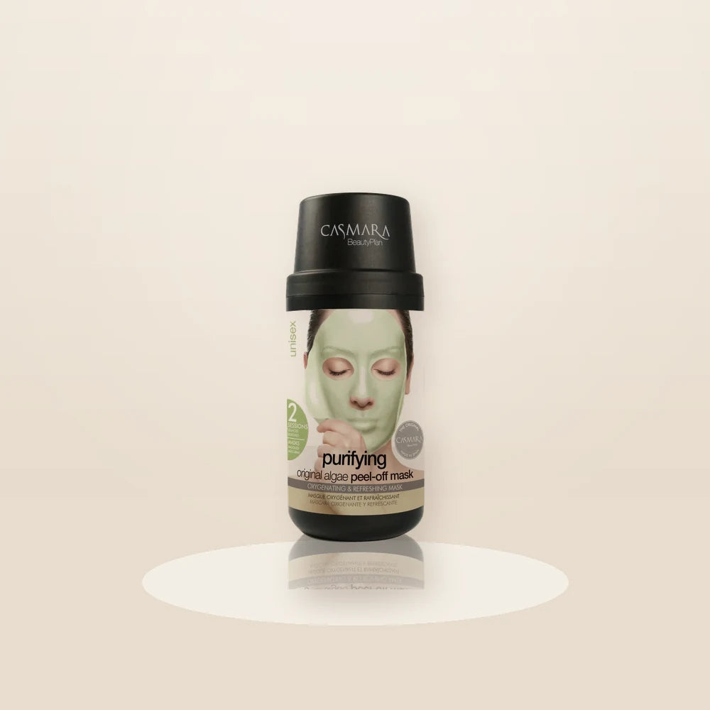 Casmara Purifying Home Mask Kit dans une ambiance chaleureuse