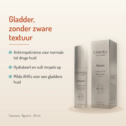 Casmara Rgnerin Hydro-Nutri Wrinkle Cream 50ml: anti-wrinkle cream with a light texture