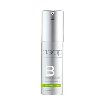 ASAP Super B Complex 30ml serum met niacinamide voor roodheid en vochtarme huid