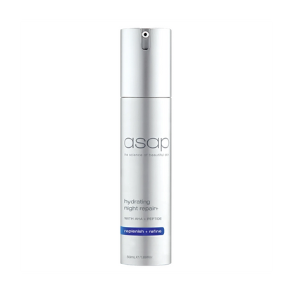 ASAP Hydrating Night Repair+ 50ml nachtcrème met AHA voor doffe huid