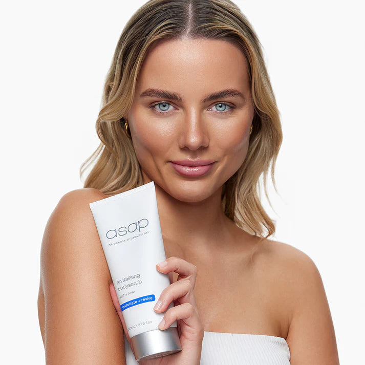 ASAP Revitalising Bodyscrub 200ml – aangebracht op de huid