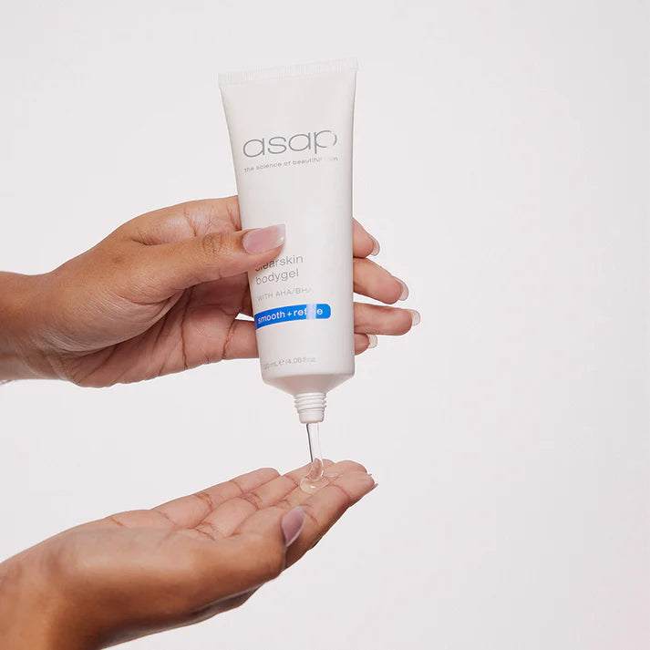 ASAP Clearskin Bodygel 120ml – aangebracht op de huid