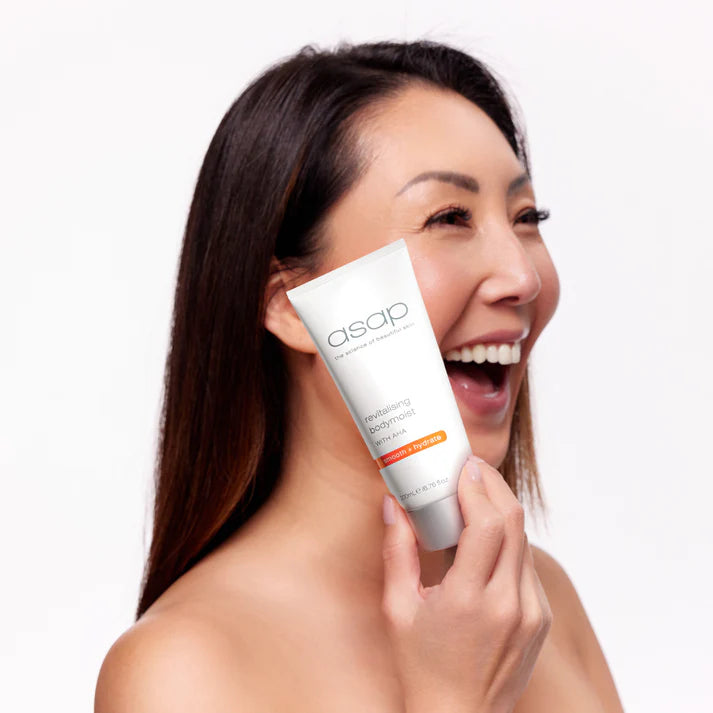 ASAP Revitalising Bodymoist 200ml – aangebracht op de huid