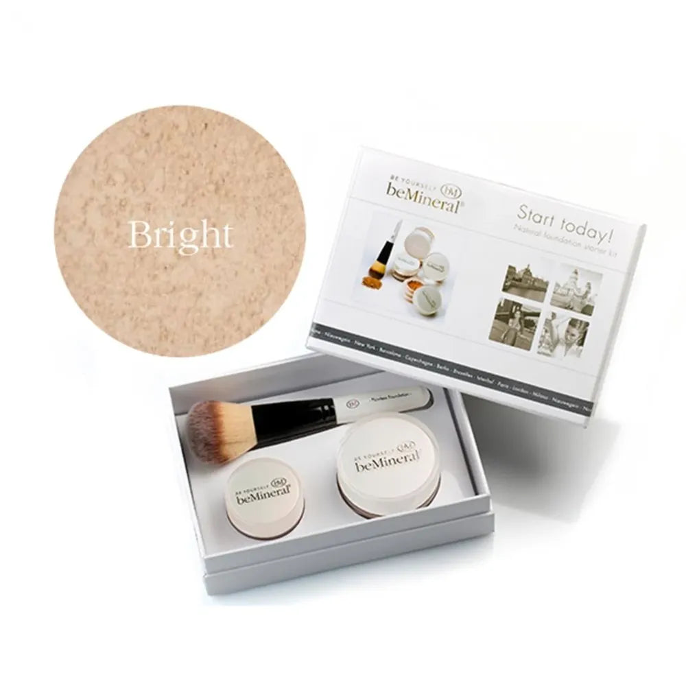 beMineral Start Today Kit met Sun Kissed Bronzer | make-up set met foundation blush en bronzer