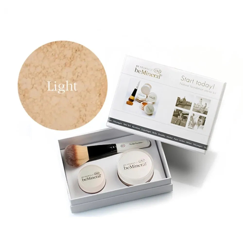 beMineral Start Today Kit met Sun Kissed Bronzer | make-up set met foundation blush en bronzer