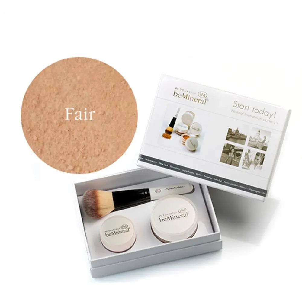 beMineral Start Today Kit met BodyGlow | make-up set met foundation blush en body glow