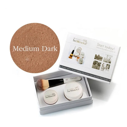 beMineral Start Today Kit met BodyGlow | make-up set met foundation blush en body glow