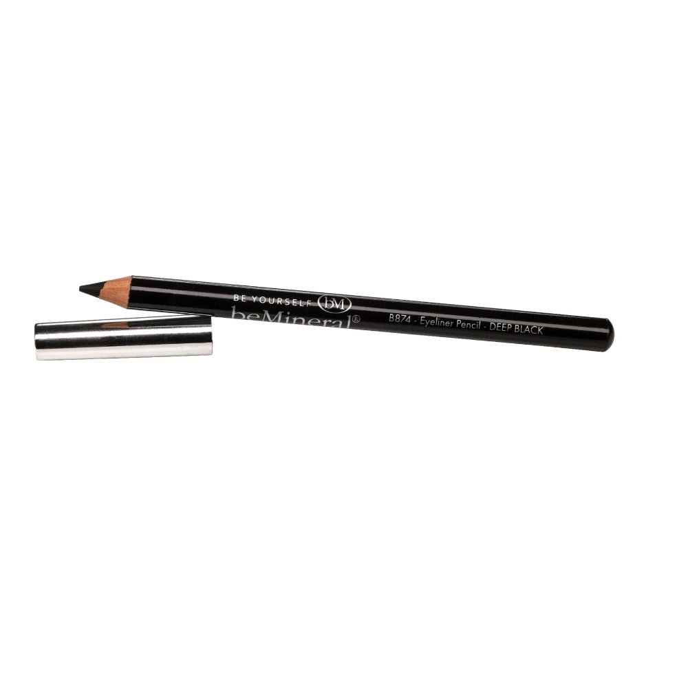 beMineral Eyeliner Pencil Vegan Deep Black voor een krachtige zwarte lijn