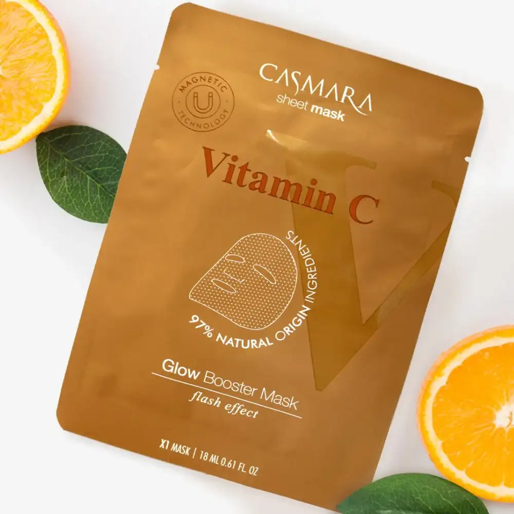 Casmara Glow Booster Sheet Mask masker voor een frisse huiduitstraling