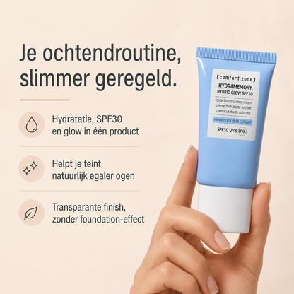 geeft je huid glow, SPF30 en een egalere teint als je ochtend snel moet