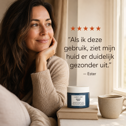 De Comfort Zone Renight Cream is een rijke, multi-vitamine nachtcrème die het herstelritme van de huid ondersteunt terwijl je slaapt.
