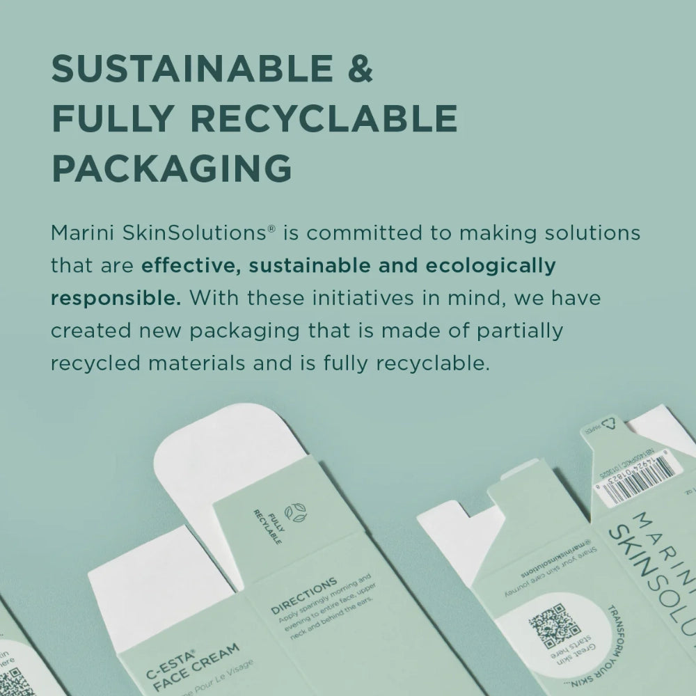 Duurzame en volledig recyclebare verpakking van Jan Marini Luminate Face Lotion 30ml