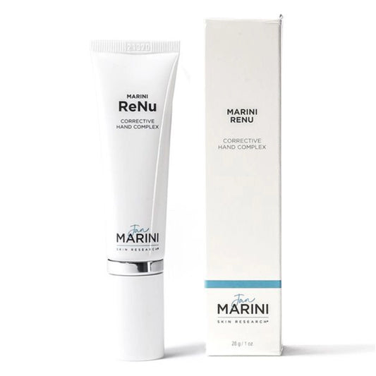Jan Marini ReNu Corrective Hand Complex 28gr laat handen jonger ogen als vlekjes en lijntjes zichtbaar worden