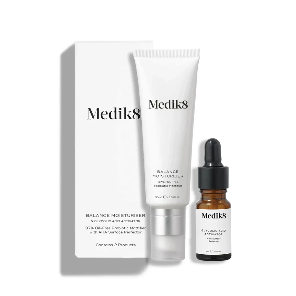 Medik8 Balance Moisturiser & Glycolic Acid Activator