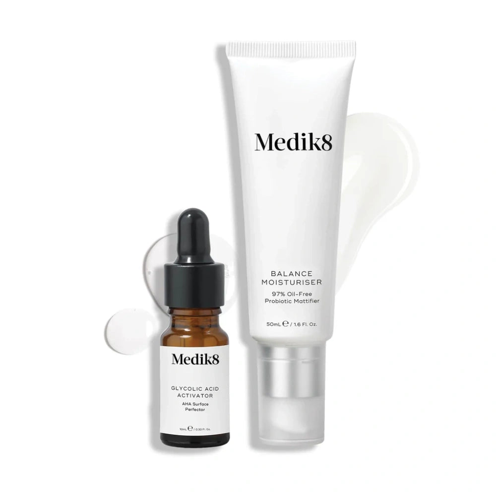 Medik8 Balance Moisturiser & Glycolic Acid Activator