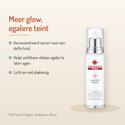 Cell Fusion C Vita.CEB12 Effector 50ml, Whitecure: meer glow, egalere teint