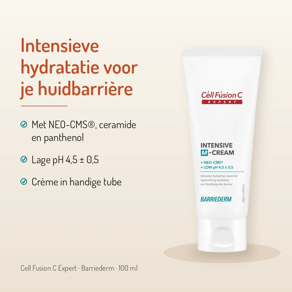 Cell Fusion C Intensive M-Cream intensieve hydratatie voor de huidbarrière, met NEO-CMS, ceramide en panthenol