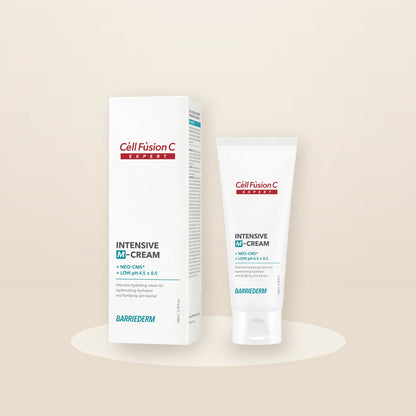 Cell Fusion C Intensive M-Cream tube en doos in warme sfeer
