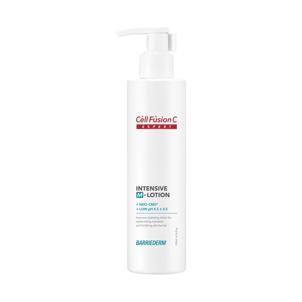 Cell Fusion C Intensive M-Lotion 200ml pompfles, Barriederm lotion voor droge en gevoelige huid